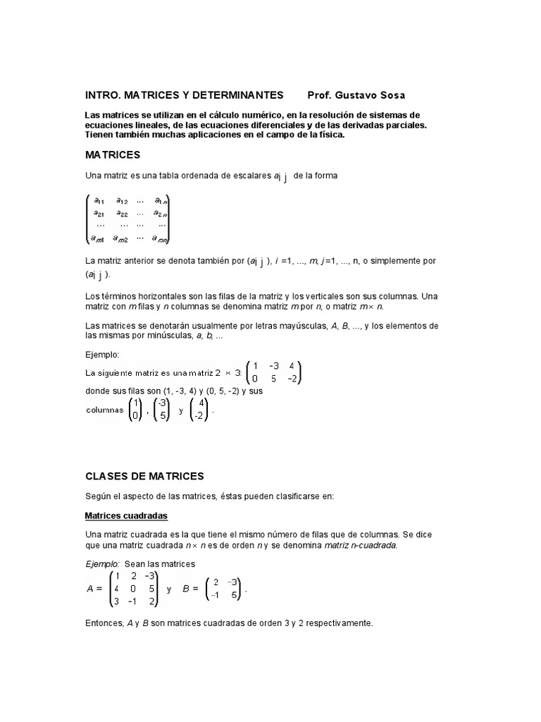 Matrices PDF | PDF