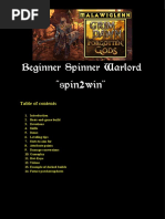 Beginner Spinner Warlord