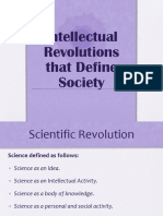 Intellectual Revolutions That Define Society