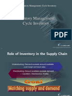 Planning and Managing Inventories in A Supply Chain