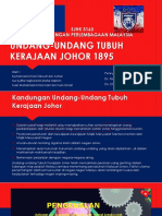 Undang-Undang Tubuh Kerajaan Johor 1895