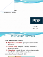 11-Introduction To ISA (Instruction Set Architecture) - Instruction formats-06-Aug-2019Material - I - 06-Aug-2019 - INSTRUCTION - F