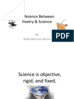 Difference Between Poetry and Science