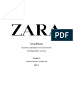 Analysis of Zaras INDITEX Business Model