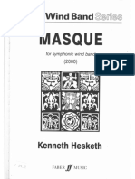 Masque-Kenneth Hesketh - Full Score