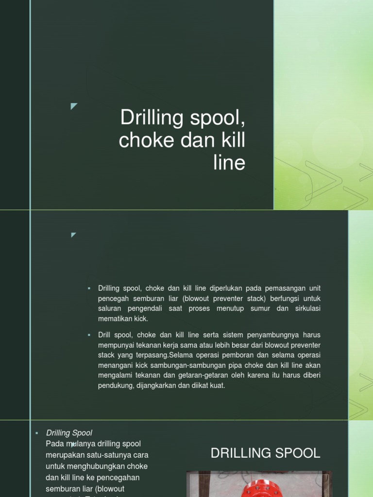 Drilling Spool, Choke Dan Kill Line PDF