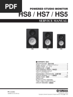 Yamaha hs8 hs7 hs5