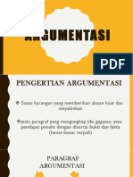 Argumentasi: Pengertian, Bentuk, dan Unsur Paragraf Argumentasi