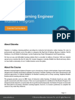 Machine Learning Engineer Course Curriculum PDF