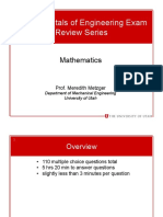 FE Exam MathReview PDF