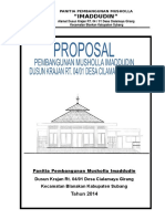 Proposal Musholla Imaddudin