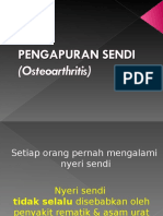 PENGAPURAN SENDI (Osteoarthritis)