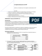 Caso Revision de Implementacion NIIF - Auditoria Financiera - Consideraciones