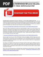 ELEMENTARY SURVEYING Juny Pilapil La Putt | PDF