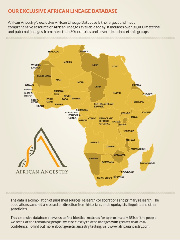 Lineage Map | Download Free PDF | Africa | Ethnic Groups
