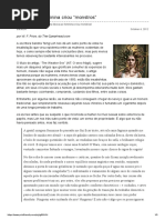 A liberação feminina criou “monstros”