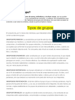 Tipos de Grupos