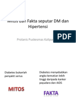 Mitos Dan Fakta Seputar DM Dan Hipertensi