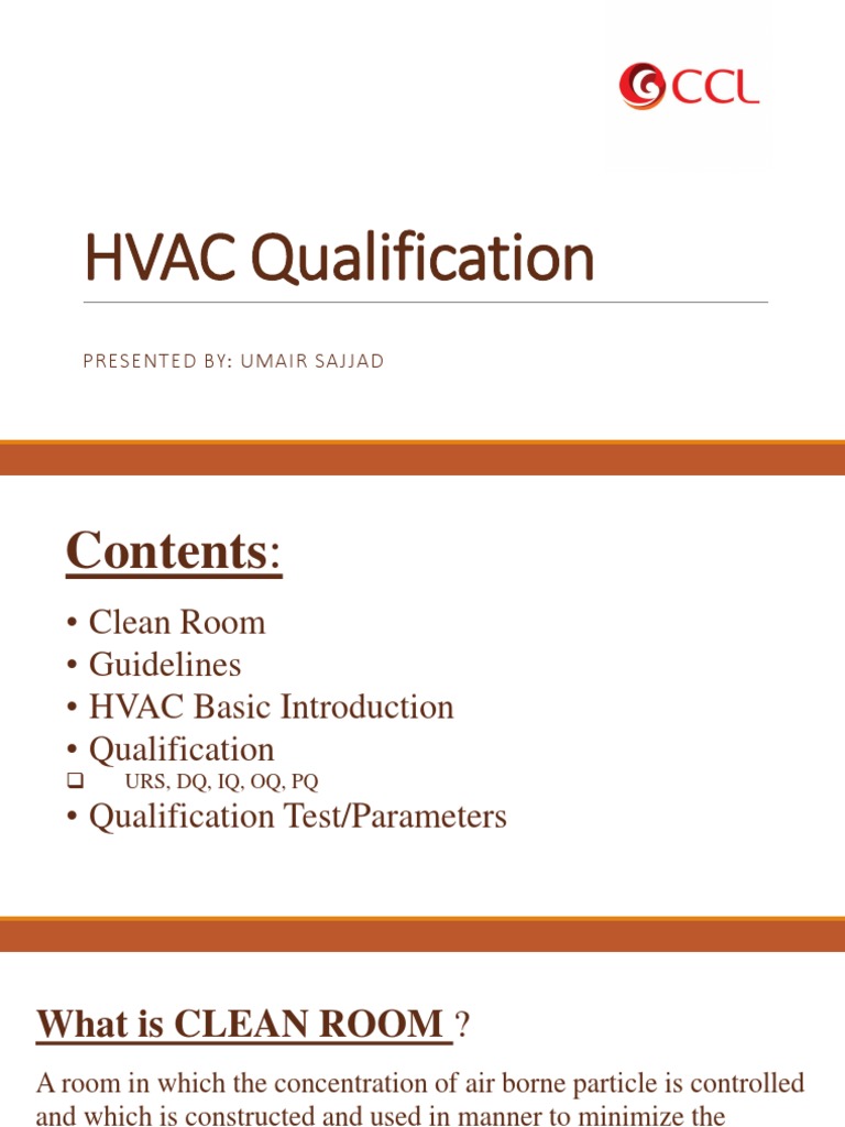 HVAC Qualification Applied And Interdisciplinary Physics Equipment