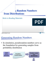 Generating Random Numbers