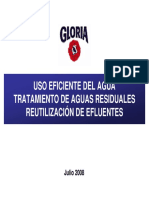 4 4 Presentacion Gloria Tratamiento Agua PDF