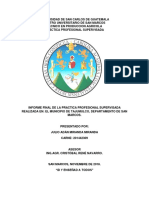 Informe Final PPS Tajumulco Usac-Cusam