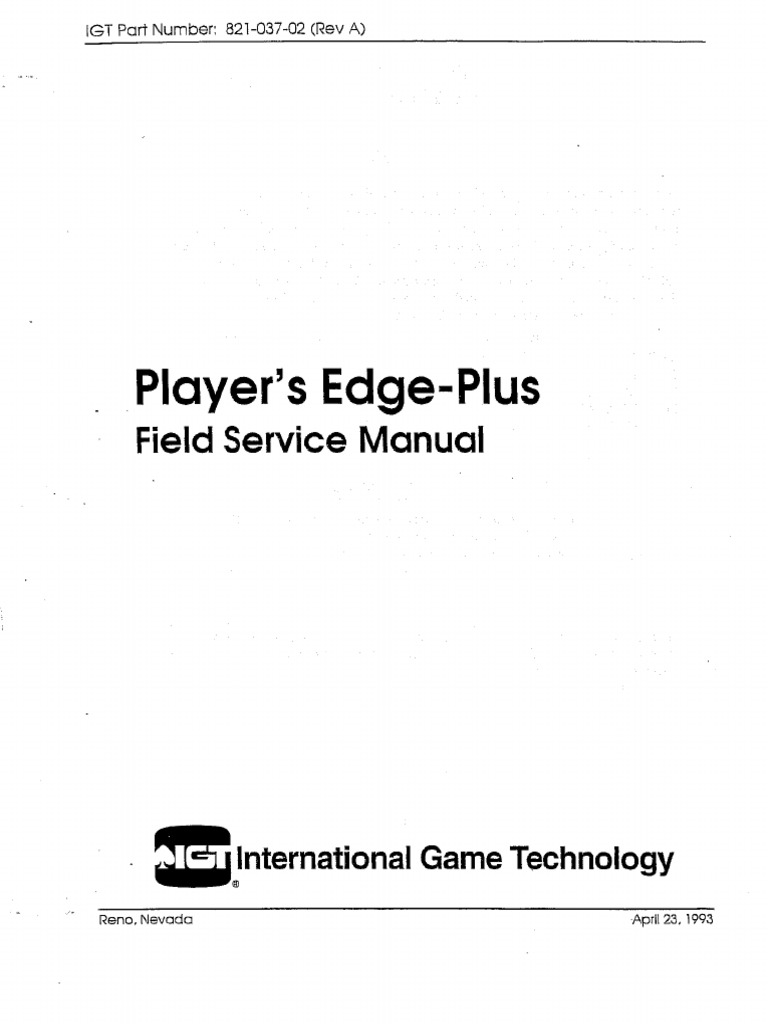 PE Upright 13 Field Service Manua 44 821-037-02 | PDF