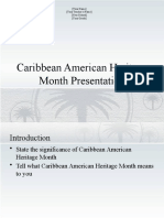 Caribbean American Heritage Month Presentation