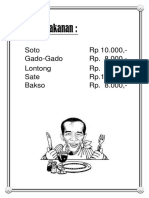 Daftar Menu