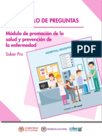 Cuadernillo de preguntas promocion de la salud y prevencion de la enfermedad Saber Pro 2018
