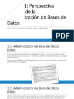 Unidad 1 Perpectiva Practica de La Administración de Base de Datos