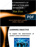 T2 - Determinants of Workers Action Behaviour - Sa