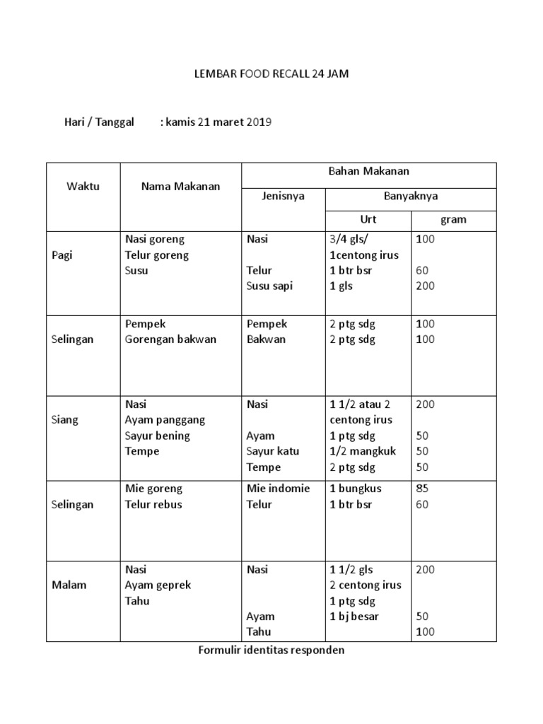 Food Recall Eci | PDF