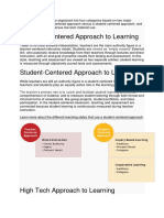 DIFFERENT APPROACHES TO TEACHING