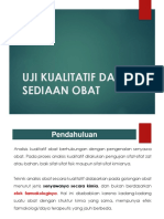 Uji Kualitatif Obat DLM Sediaan