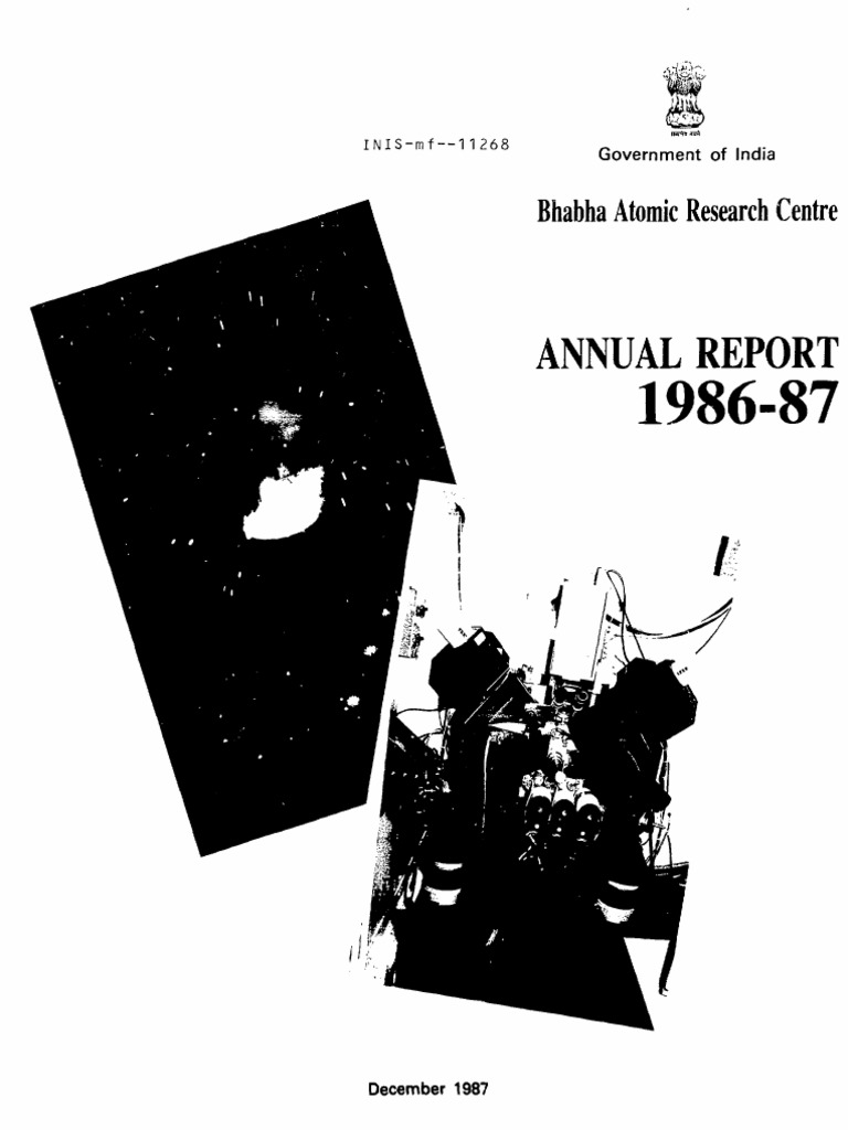 Barc Report Pdf Particle Accelerator Plasma Physics