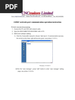 218MC Network Port Communication Operation Instruction