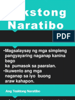 Tekstong Naratibo