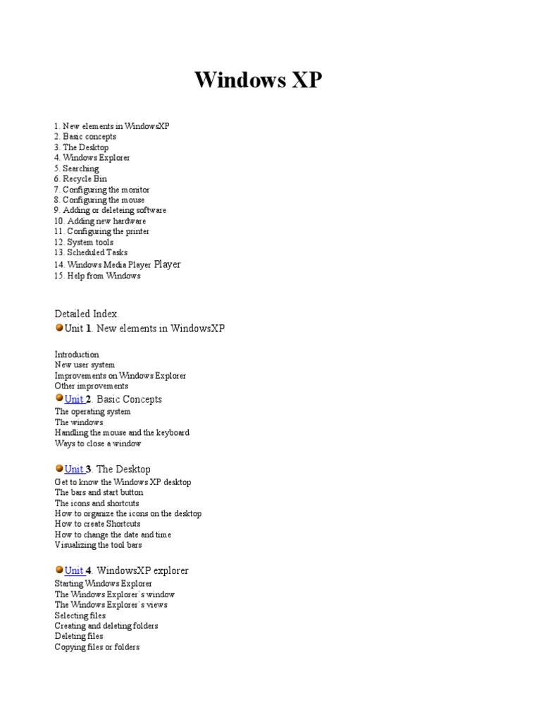Windows XP User Guide | PDF | Icon (Computing) | Computer File
