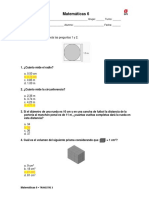 Matematicas 6 EVALUACION TRIMESTRE 3 SOLUCIONARIO