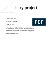 XII student chemistry project on soybean milk