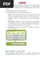 Introduction of Linux, Unix, Windows