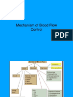 mechanism blood flow control