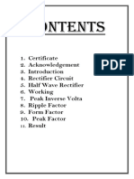 Half Wave Rectifier