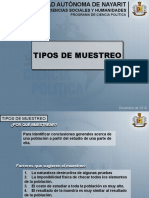 Tipos de Muestreo