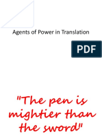 Agents of Power in Translation
