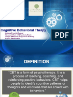 Cognitive Behavioral Therapy (CBT) SLIDES