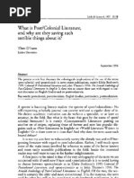 19021678 What is Post Colonial Lit