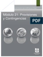 Modulo 21. Provisiones y Contingencias (NIIF PARA PYMES) CPT