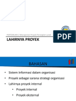 Pertemuan3-Lahirnya Proyek